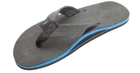 Gray rainbow flip on sale flops