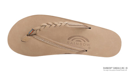 Rainbow Ladies | Flirty Braidy Single Arch | Premier Leather Sandal (Sierra Brown)