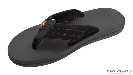 FADED Rainbow Mens | East Cape | Moulded Rubber Sandal (Black)